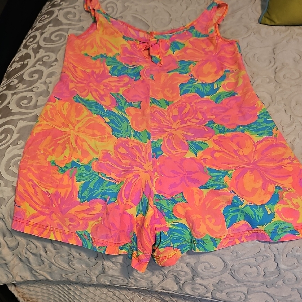 Source Unknown Vibrant  One Piece Romper.